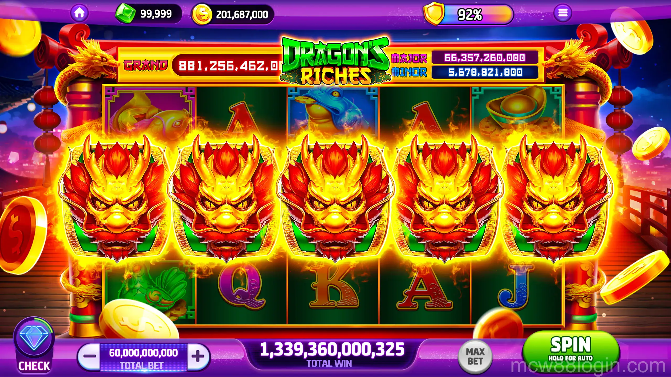 Màn hình đăng nhập nhanh MCW88